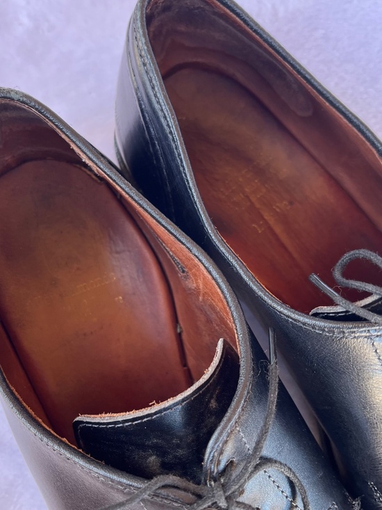 Allen Edmonds Lasalle Black Leather Split Toe Oxford Shoes Size 10.5 E main image 11